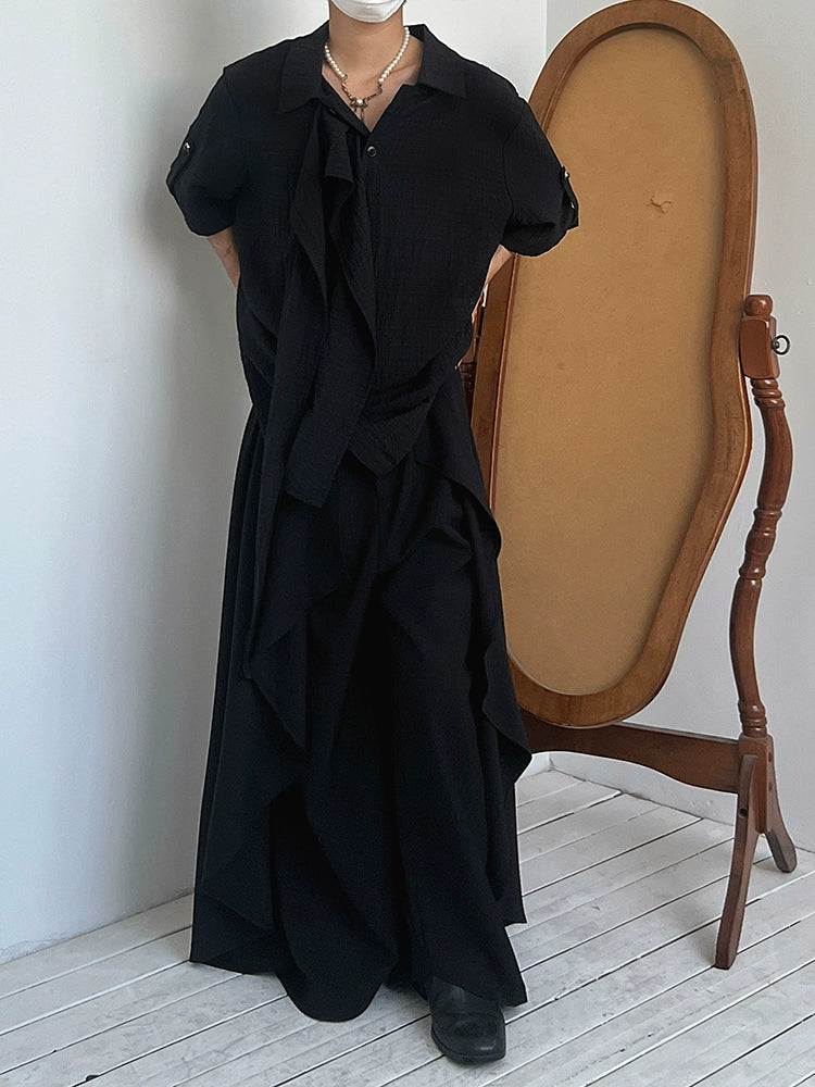 Ribbon Short Sleeve Shirt