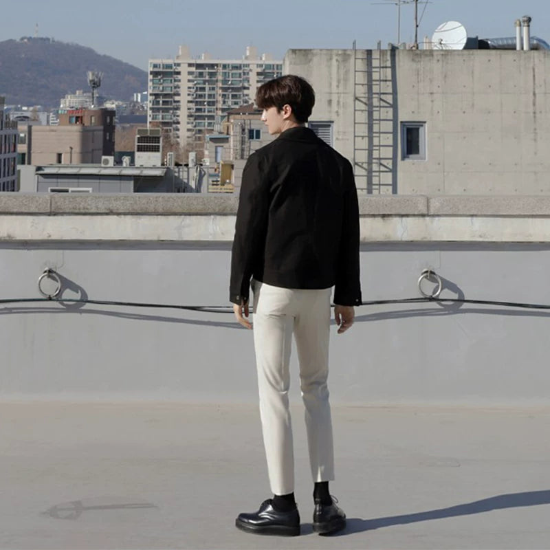 Pantaloni da lavoro a gamba dritta slim fit 