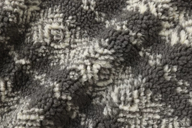 Vendbar fleeceforet bomuldsjakke 