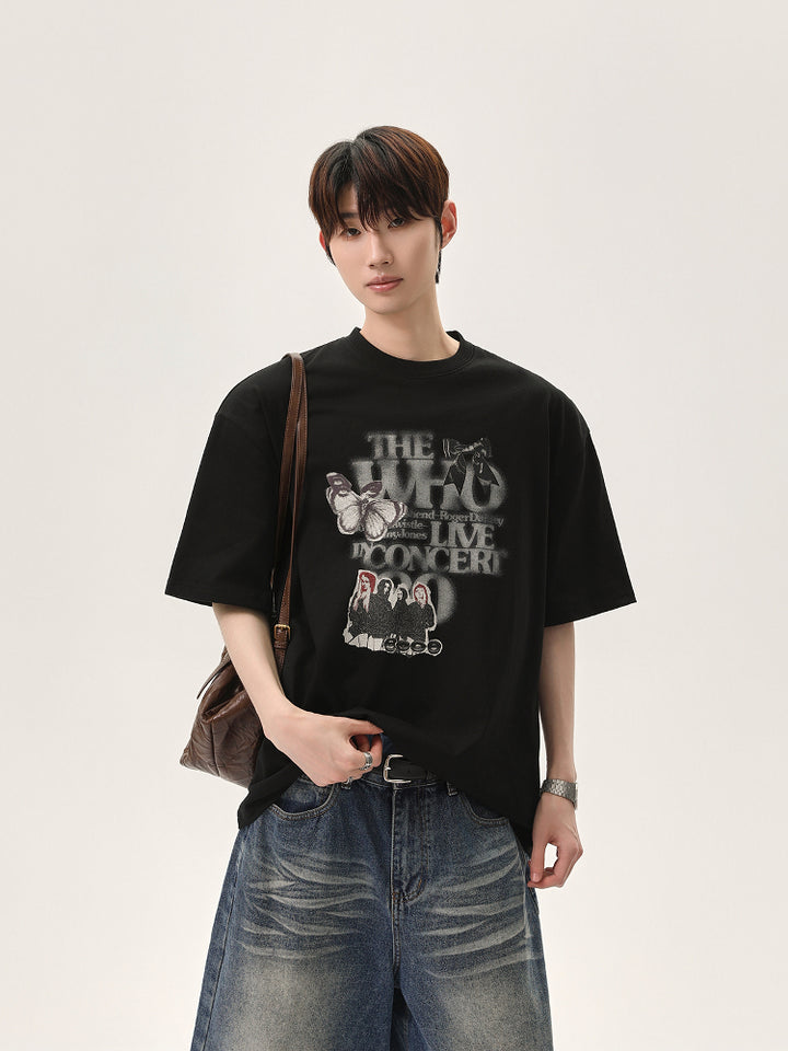 Retro Graphic Oversized Casual T-Shirt