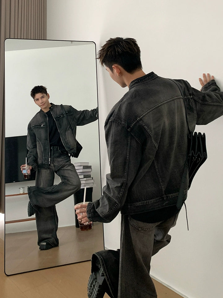 Veelzijdige Losse Denim Jacket 