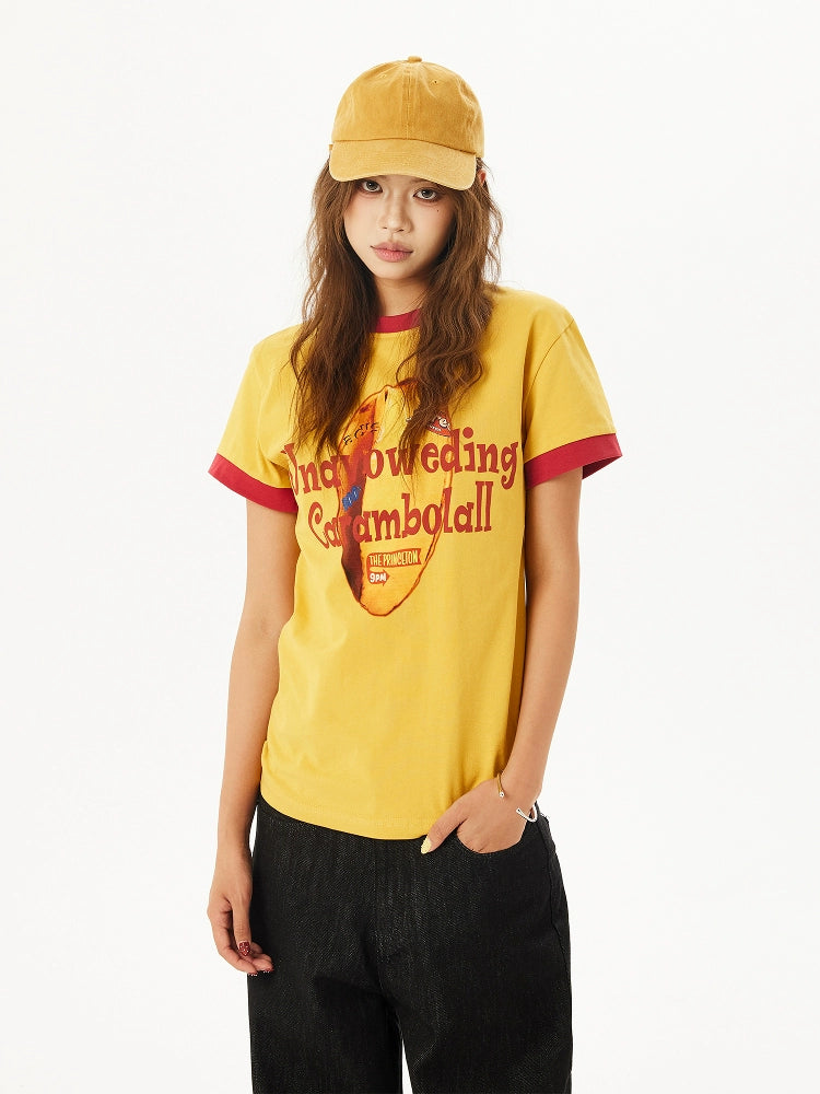 Retro Gerade Schulter Kurzarm Rollkragen 