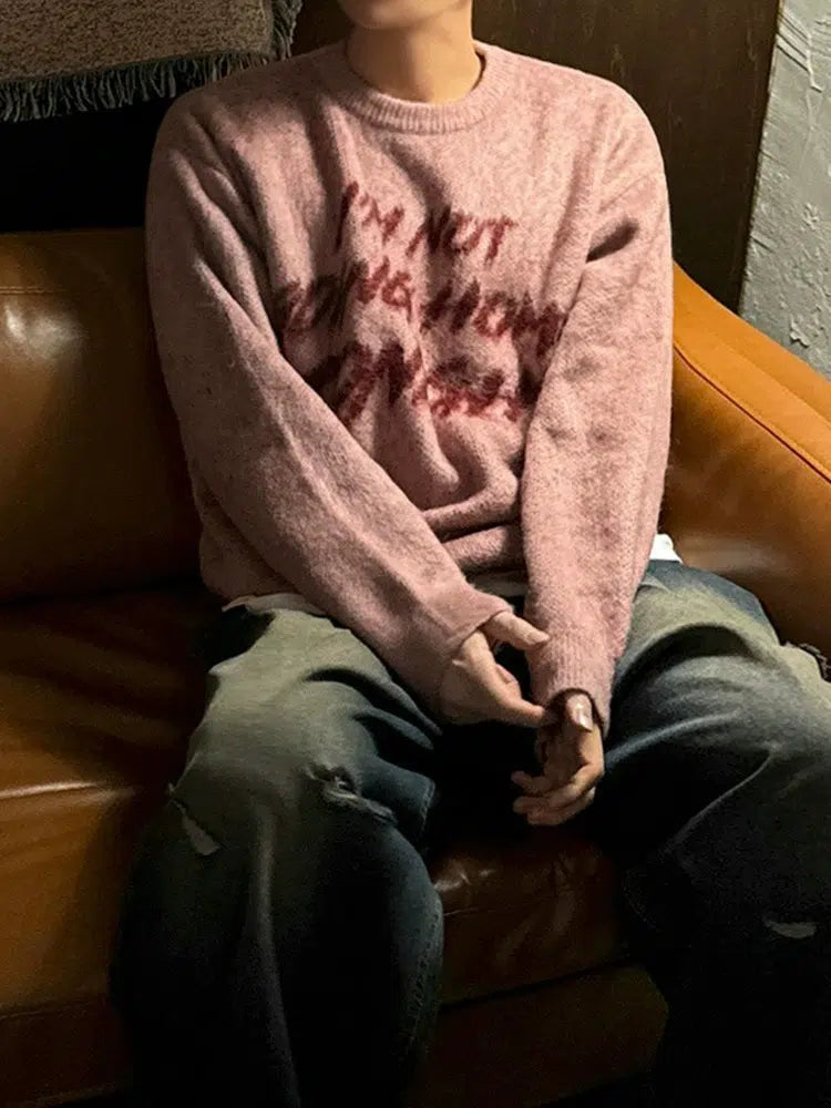 Mohair Round Neck Sweater