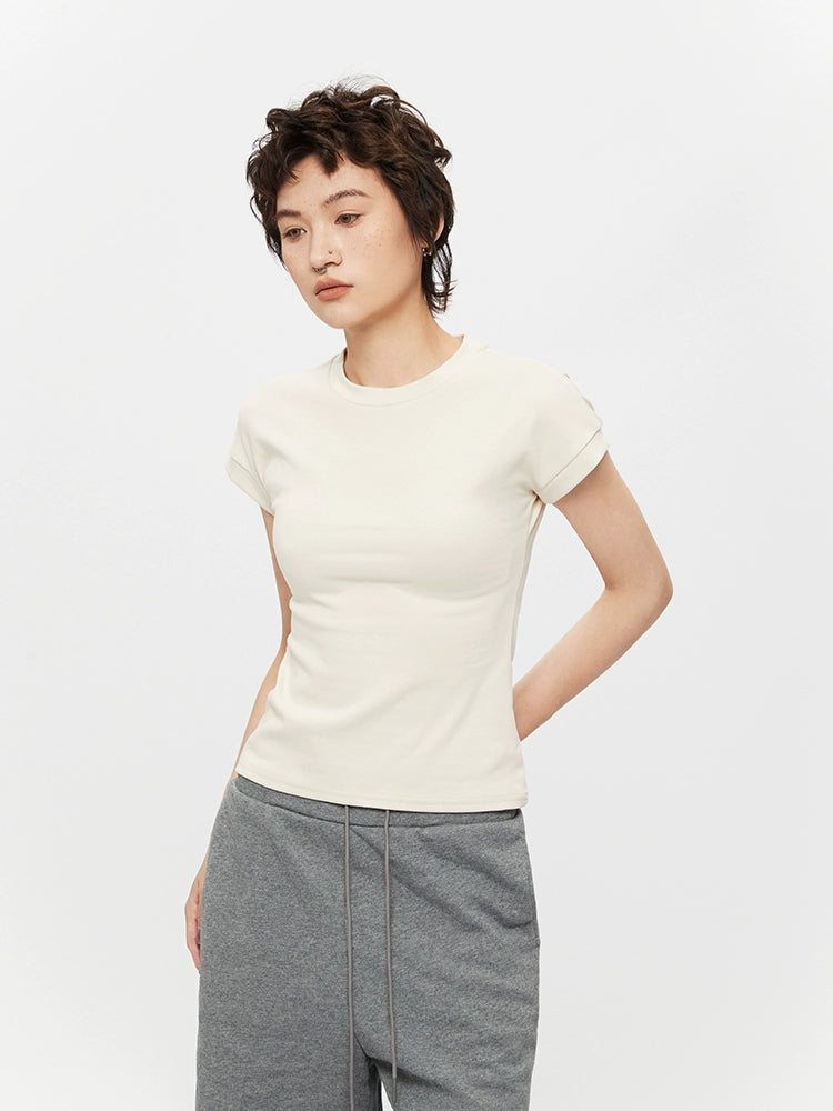 Slim Fit Short Sleeve Crewneck T-Shirt