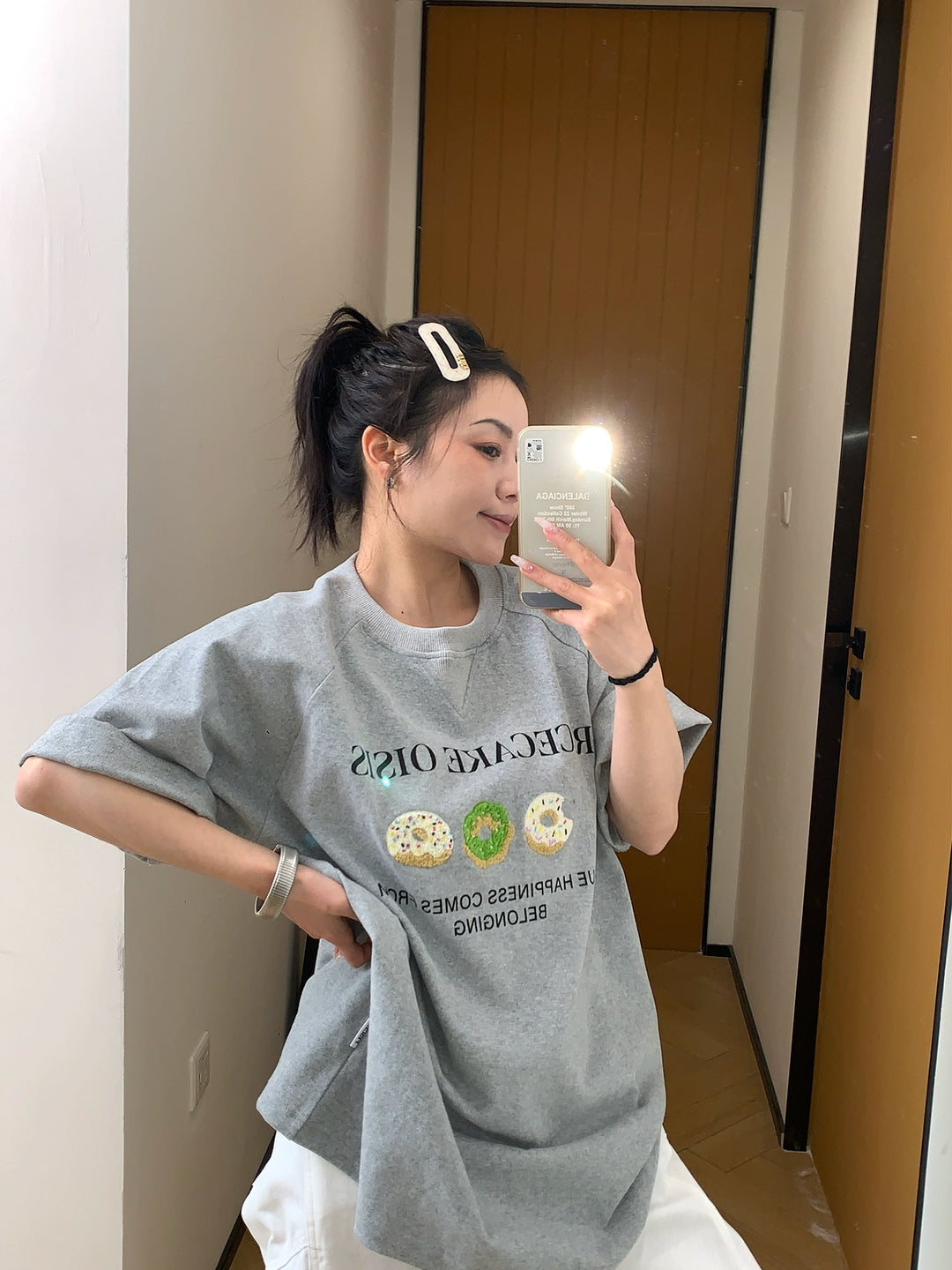 Cartoon Embroidery T-shirt