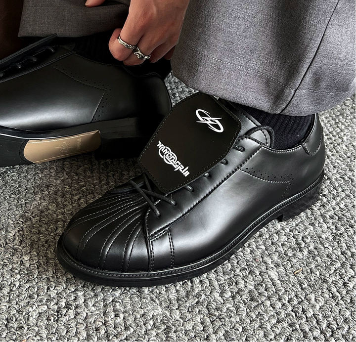 Γνήσια Δερμάτινα Sneakers με Καλύμματα Δαχτύλων 