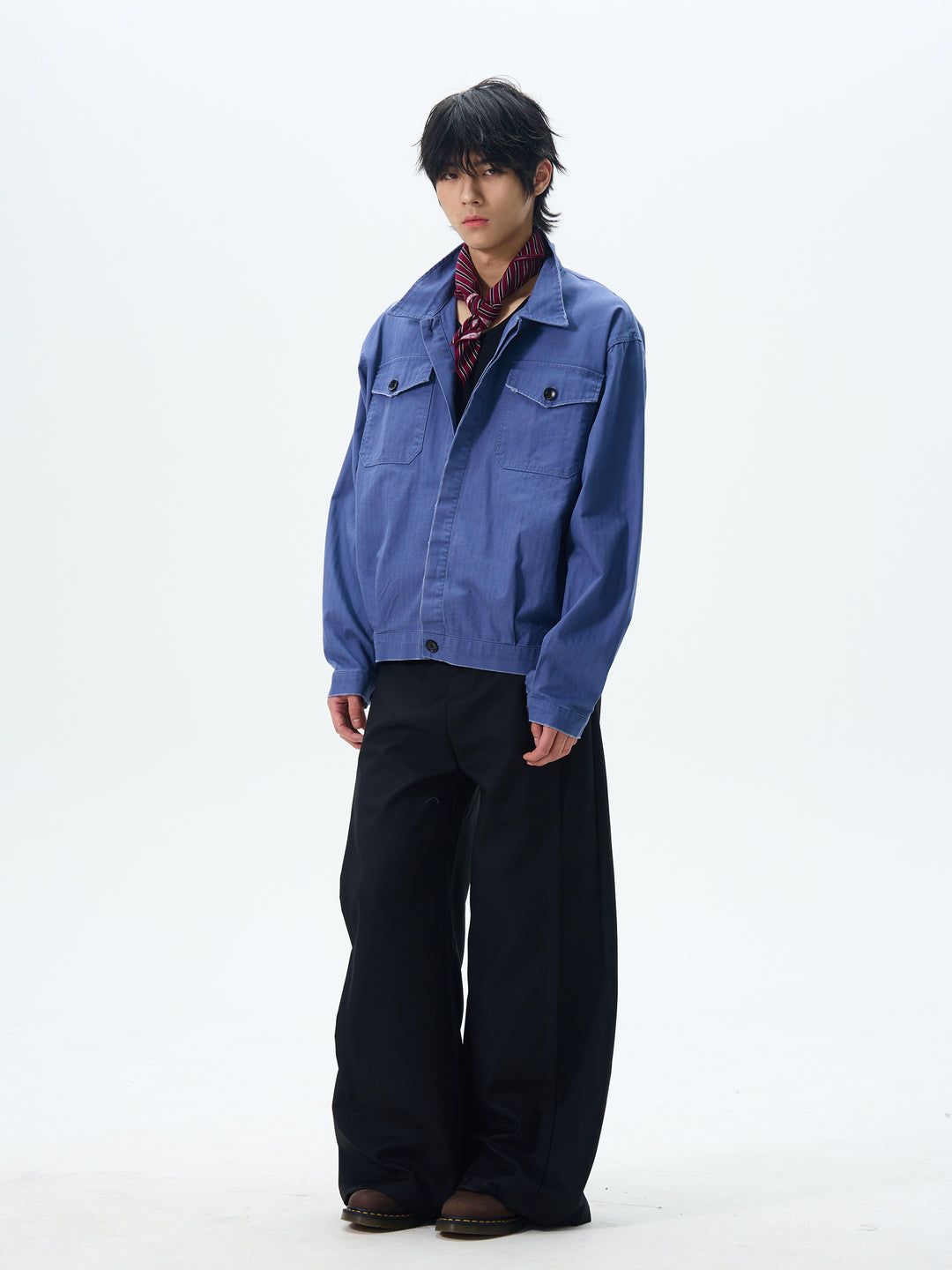 Loose Fit Jacket with Pockets