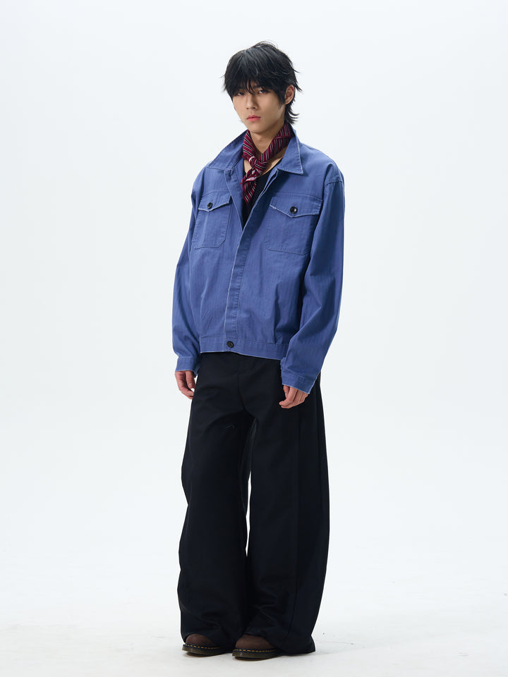 Loose Fit Jacket with Pockets