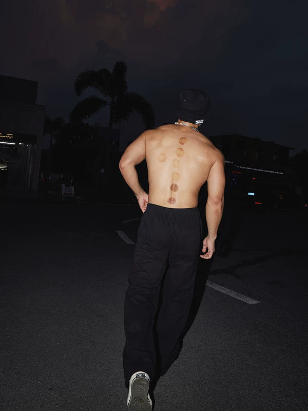 Pantalons décontractés droits rétro 