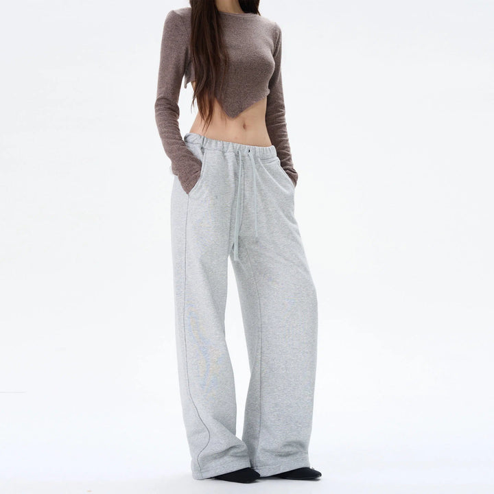 Velvet Drawstring Sweatpants