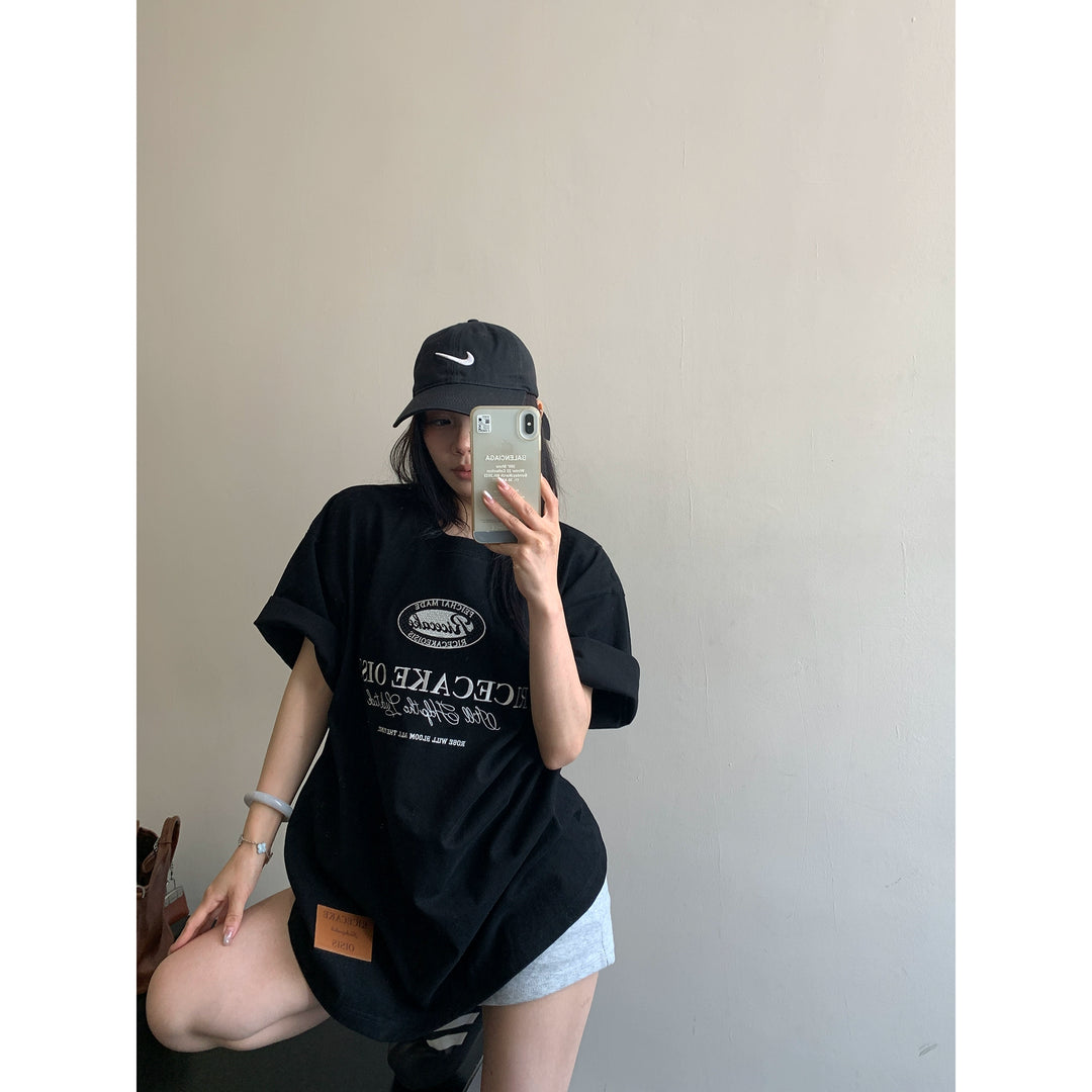 Embroidered Short Sleeve T-Shirt