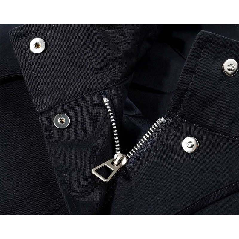 Short Loose Fit Casual Trench Jacket