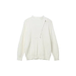 Irregular Half-Zip Sweater