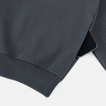 Solid Color Crew Velvet Neck Sweatshirt