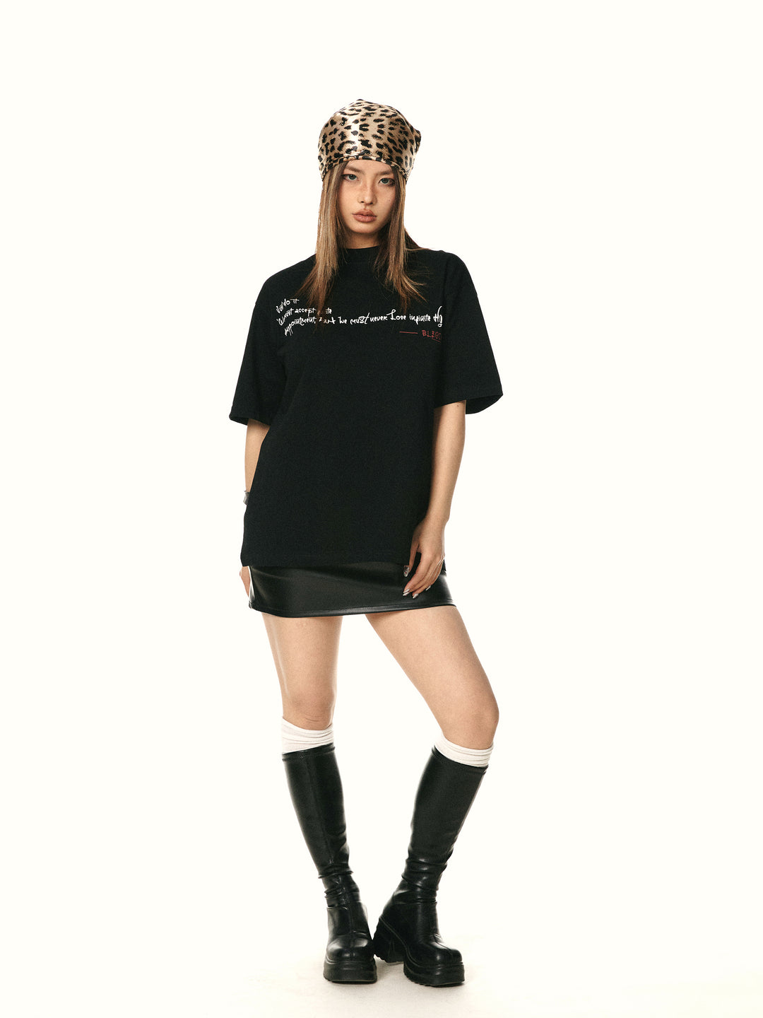 Retro Loose Short Sleeve Cotton T-shirt