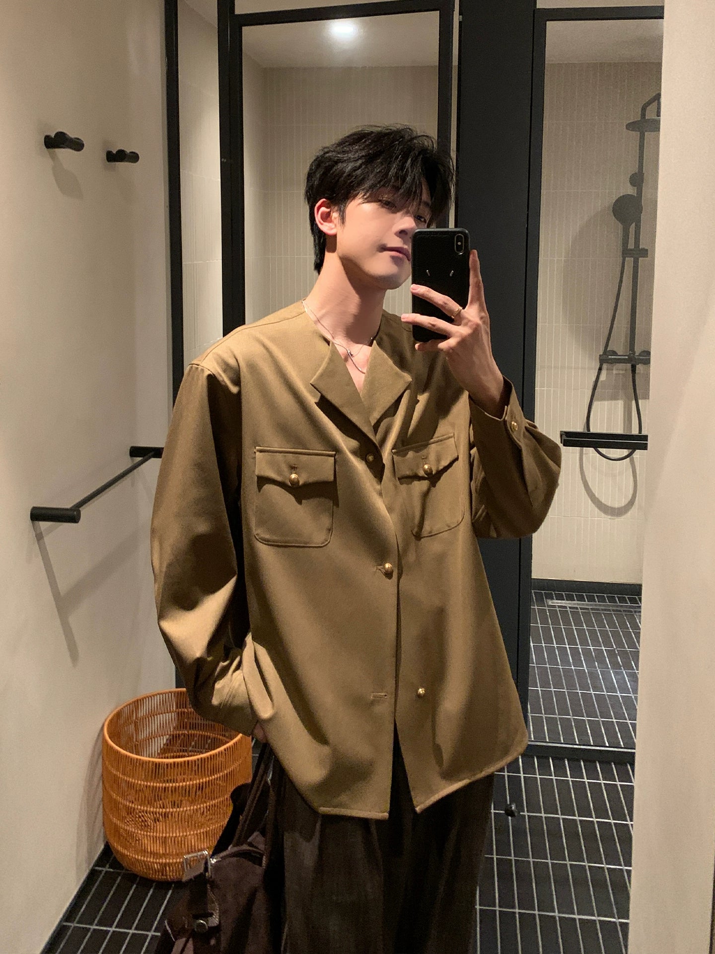 Long Sleeve V-neck Shirt