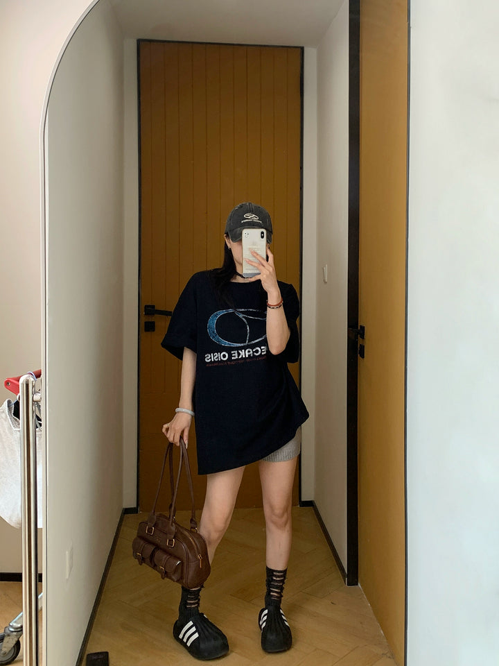 Loose Fit Crew Neck T-shirt