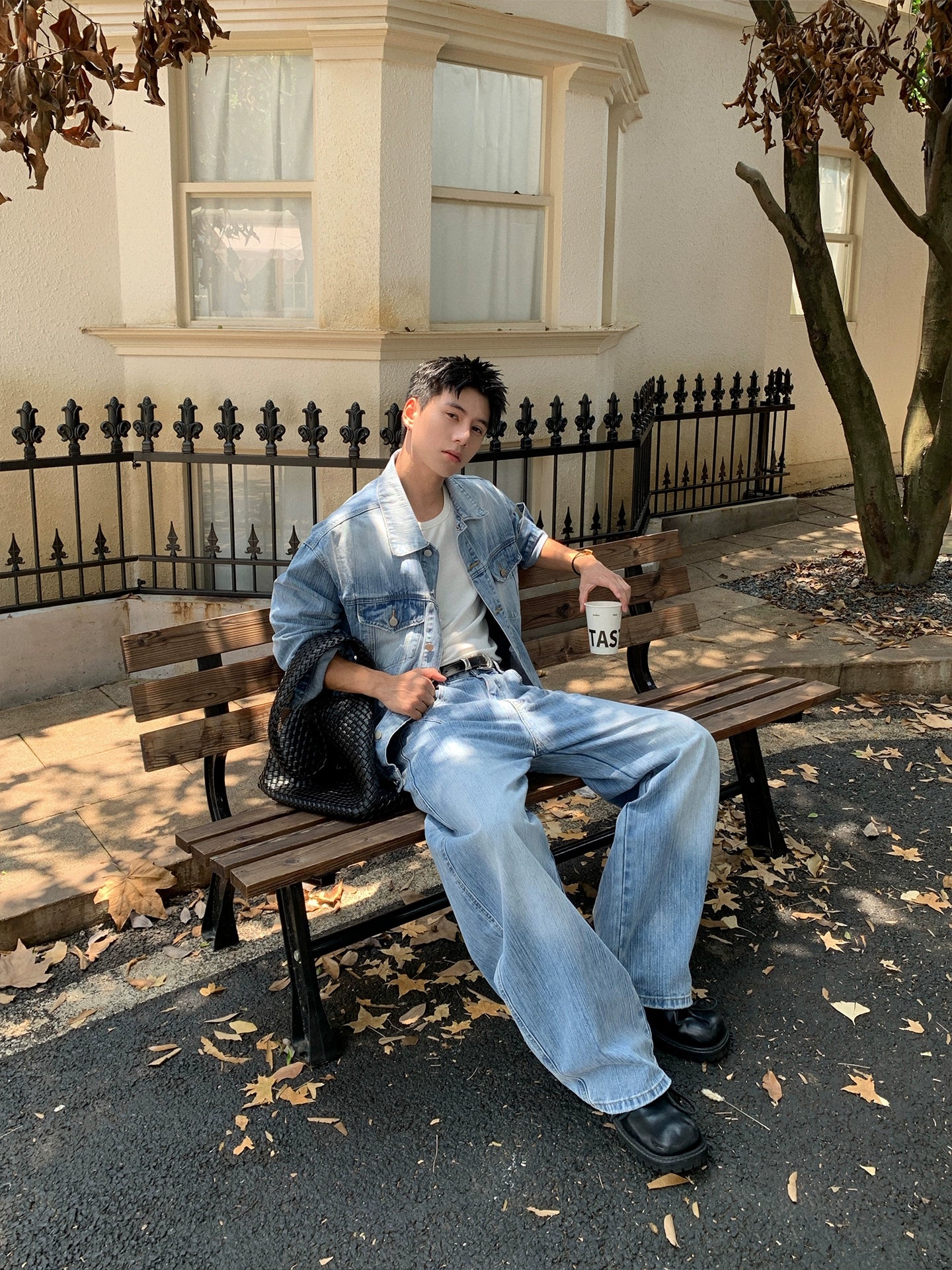 Washed Denim Jacket and Pants