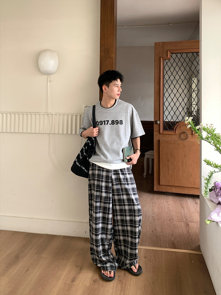 Round Neck Graphic Short-Sleeve T-Shirt