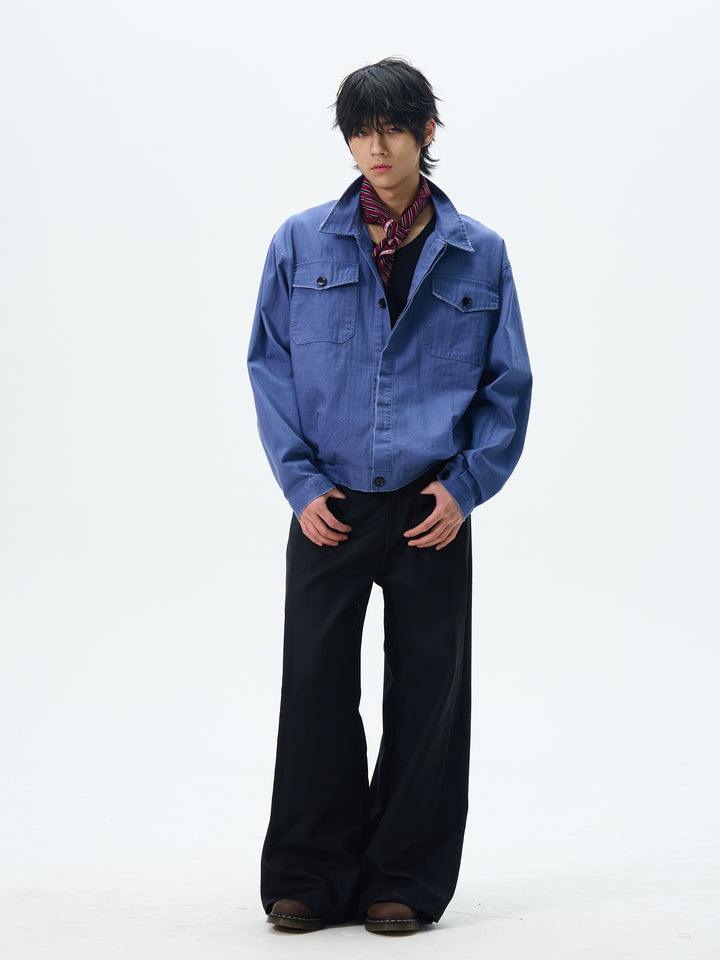 Loose Fit Jacket with Pockets