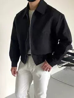 Baumwoll-Flugjacke lässige Baseballjacke 