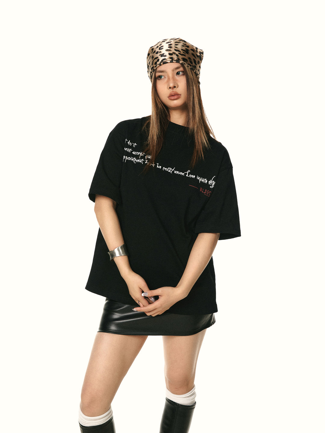 Retro Loose Short Sleeve Cotton T-shirt