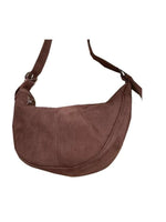 Retro Suede Crossbody Bag