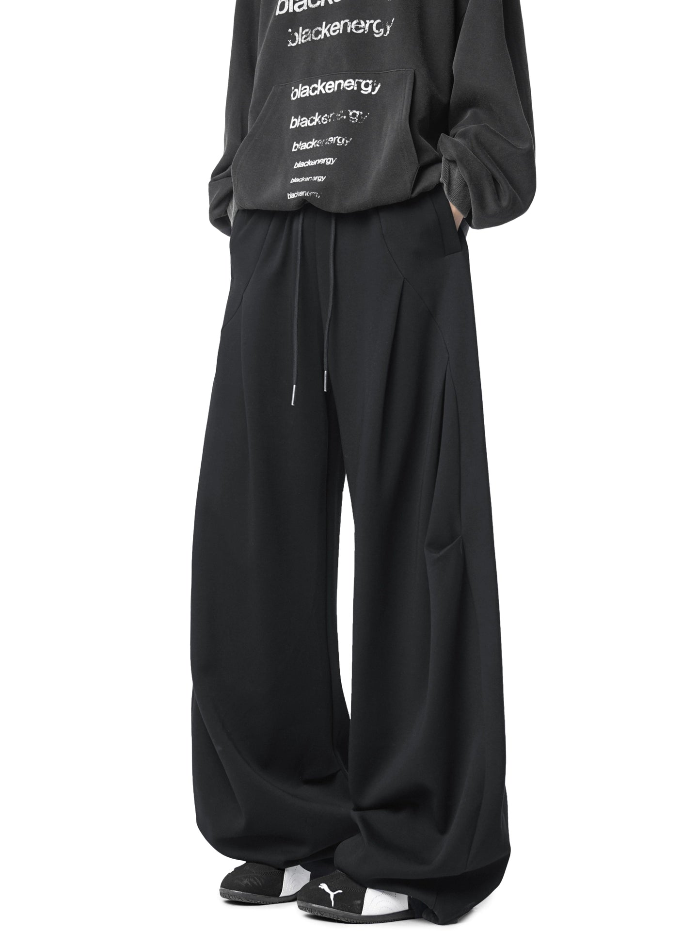 Deconstructed Loose Fit Casual Sweatpants