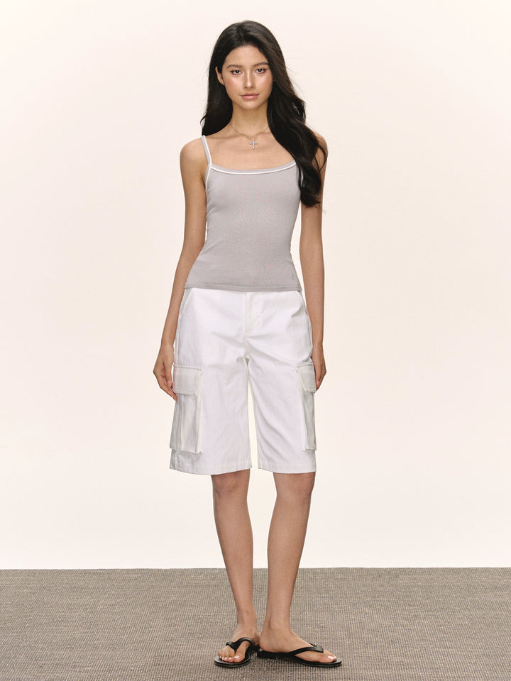 Retro Casual Cargo Shorts Pants