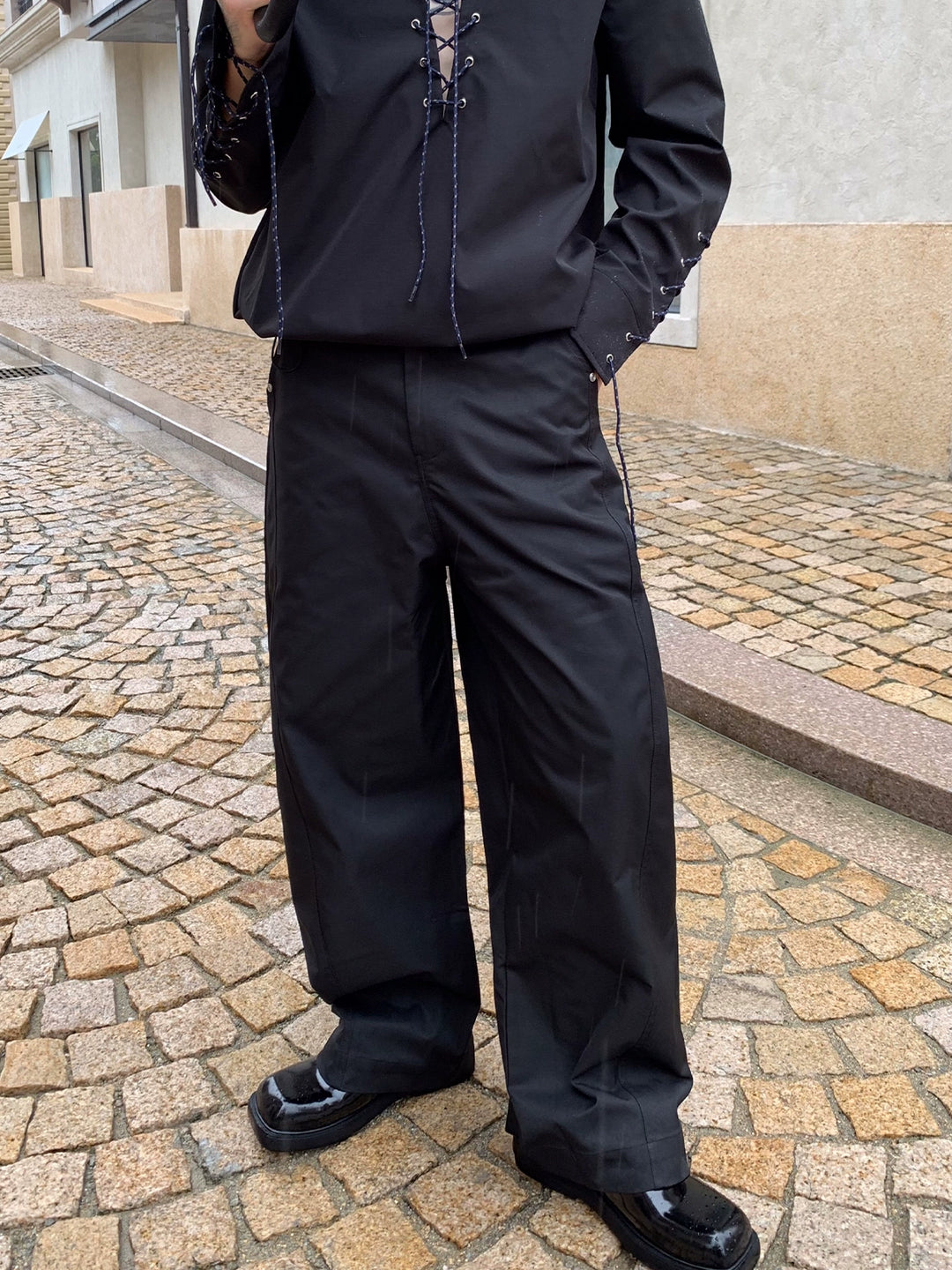 Løse rette ben casual gatebukser 