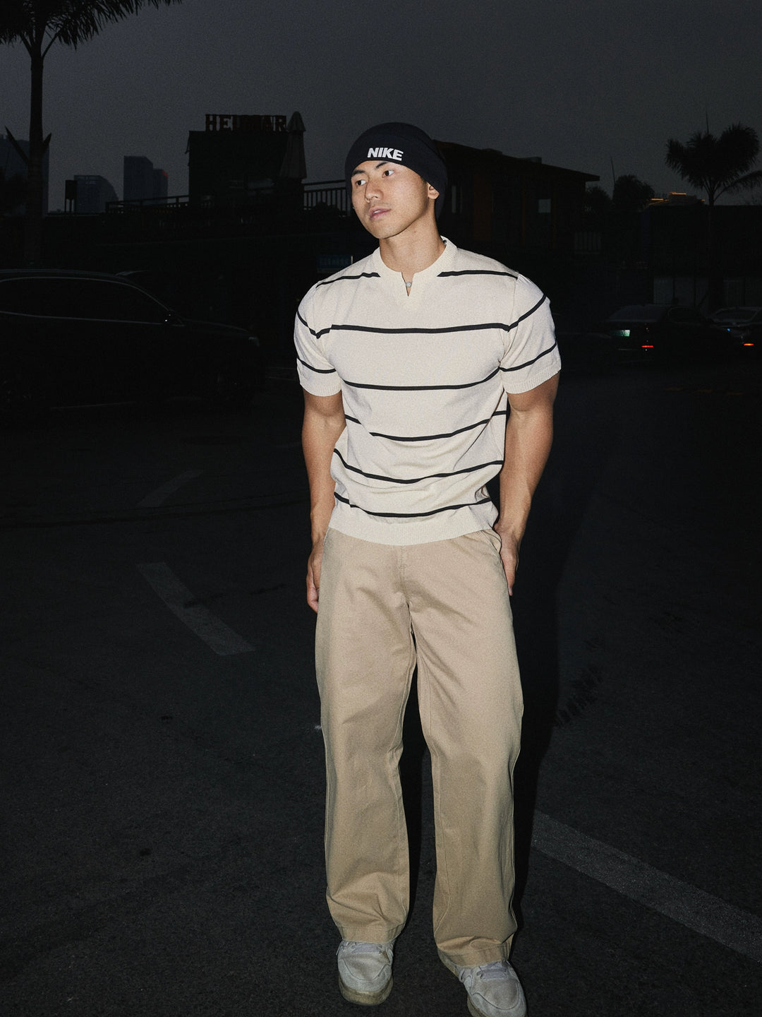Loose Casual Washed Straight-Leg Pants