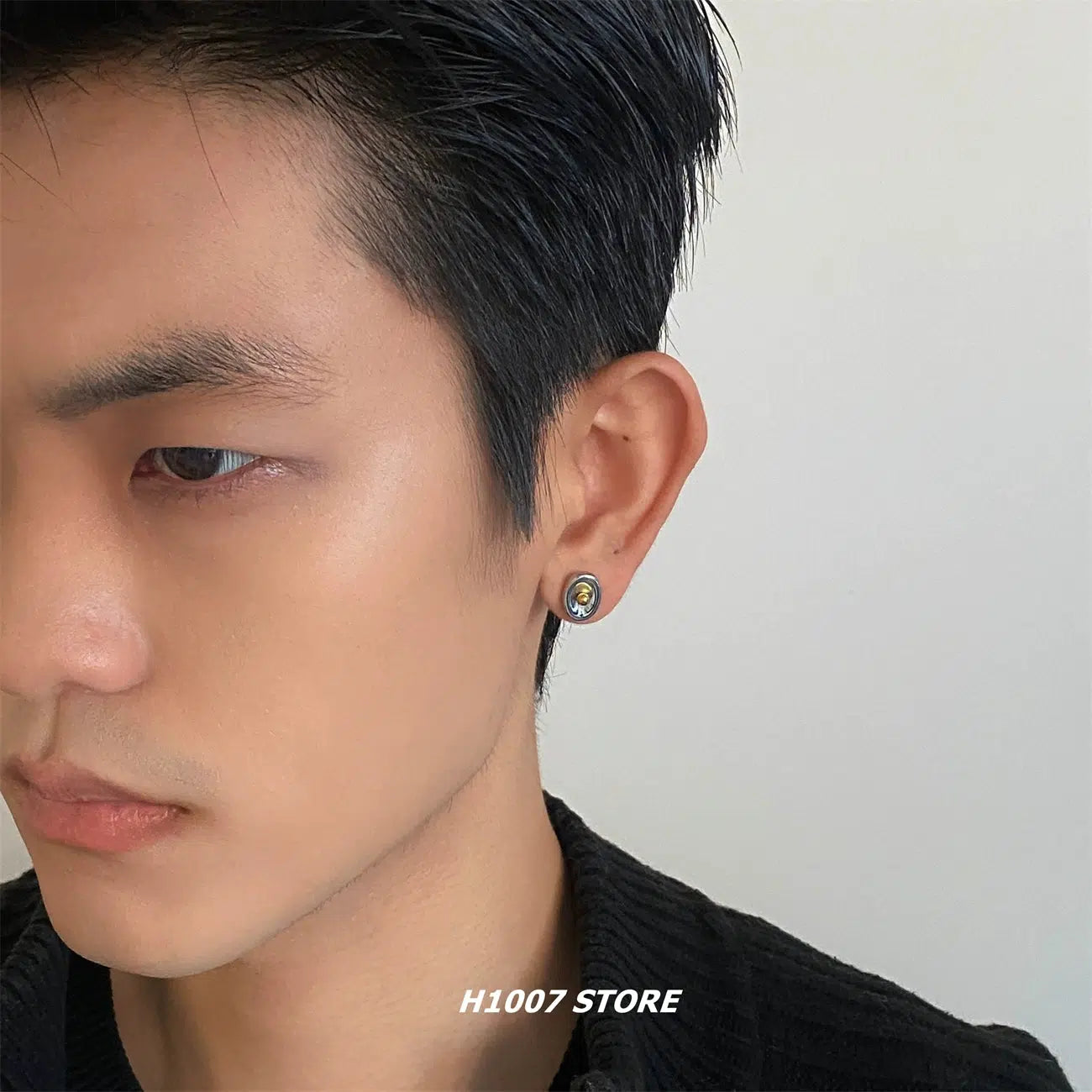 Stylish Metallic Stud Earrings