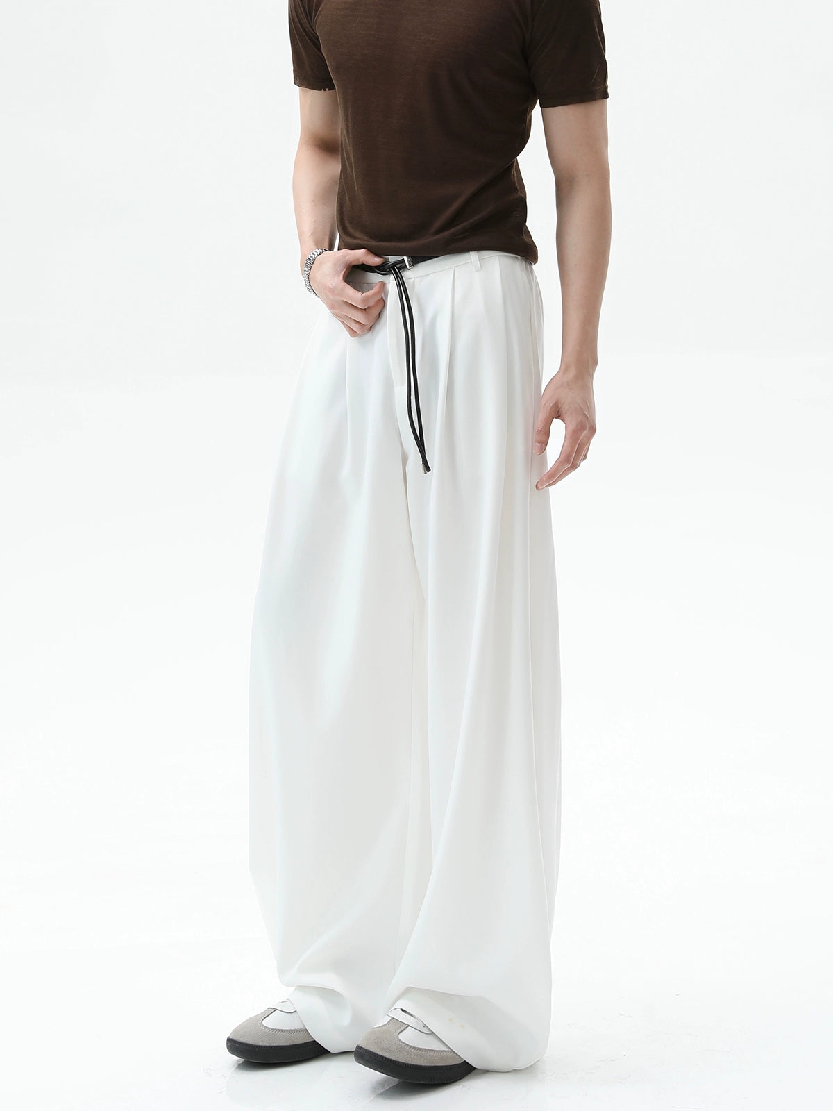 Breathable Wide-Leg Casual Pants