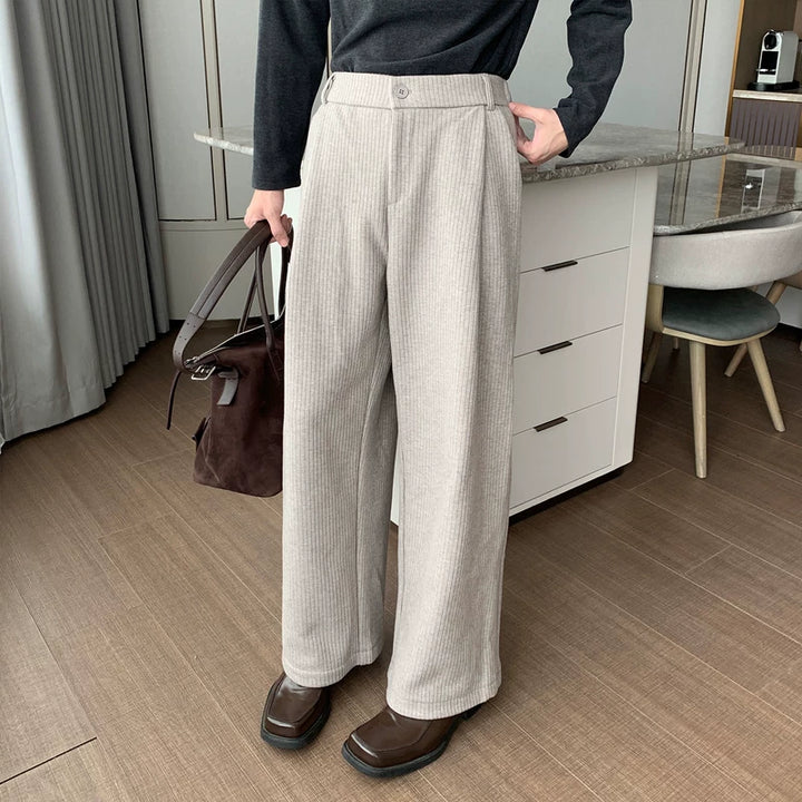 Corduroy Relaxed Fit Fleece Lined Pants