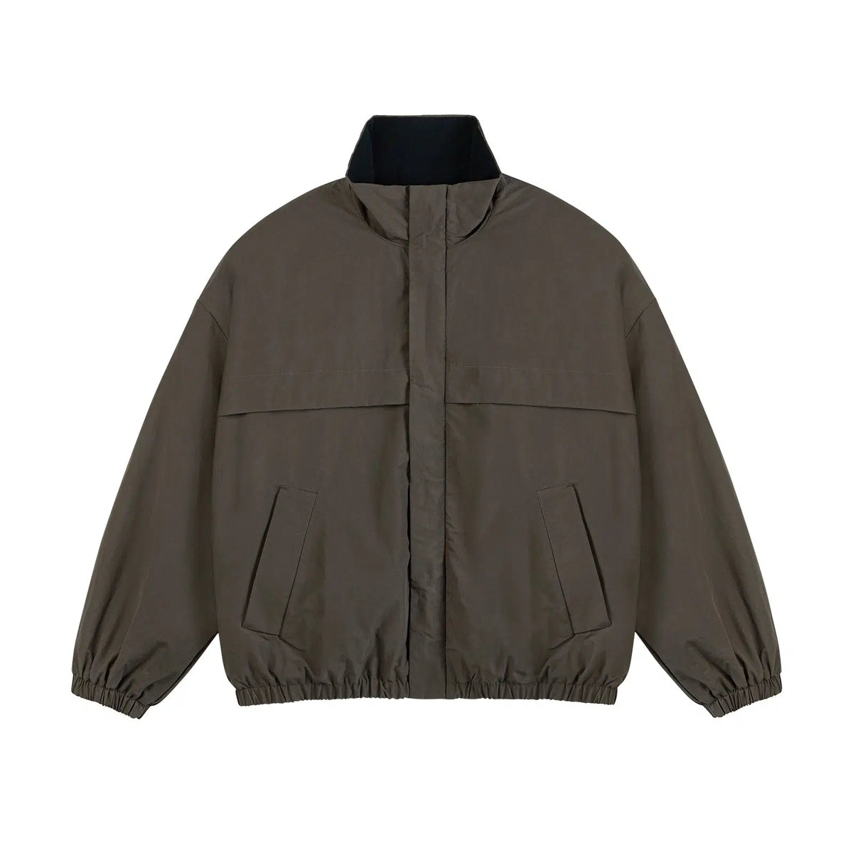 Stand-Up Collar Fleece Jacket