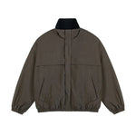 Stand-Up Collar Fleece Jacket