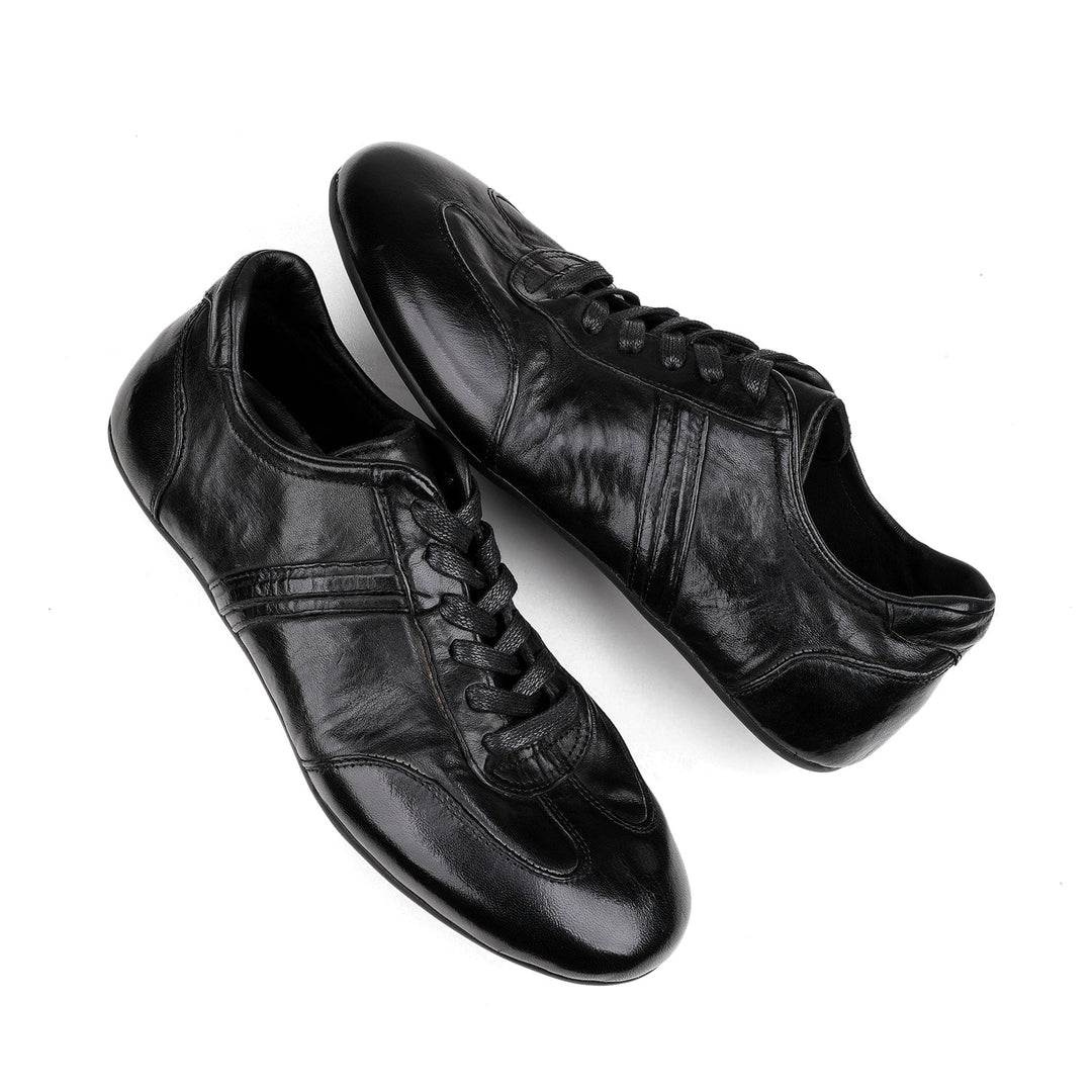 Sneakers da allenamento casual in vera pelle 