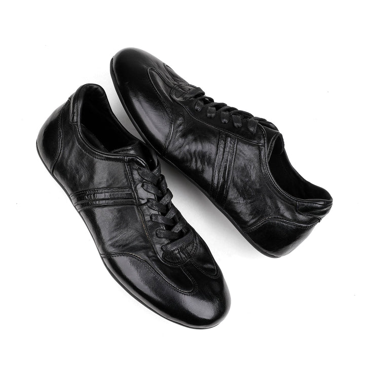 Sneakers da allenamento casual in vera pelle 