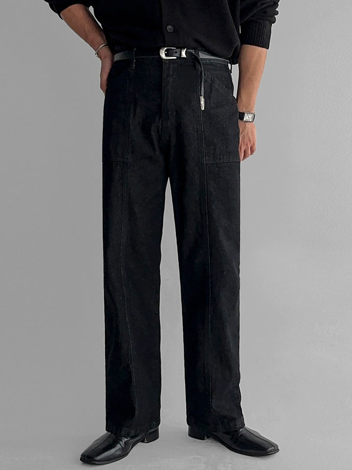 Rette ben løse jeansbukser 