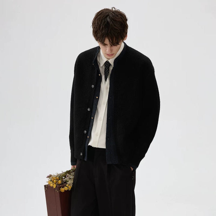 Falešný dvoudílný svetr s kulatým výstřihem 