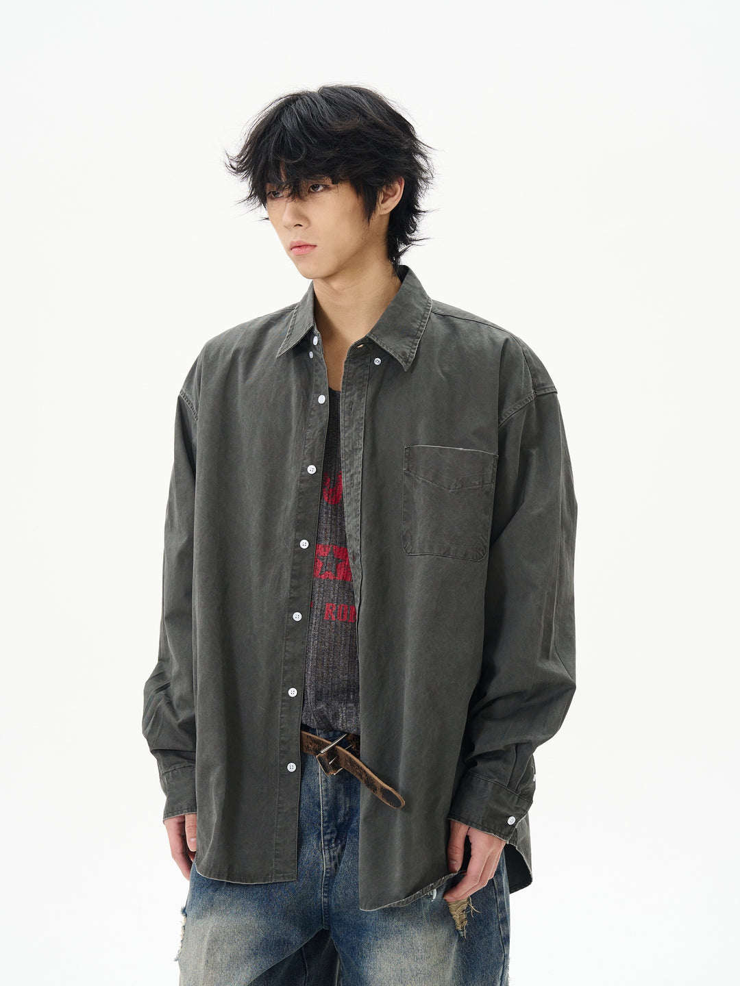 Long Sleeve Button-Down Shirt