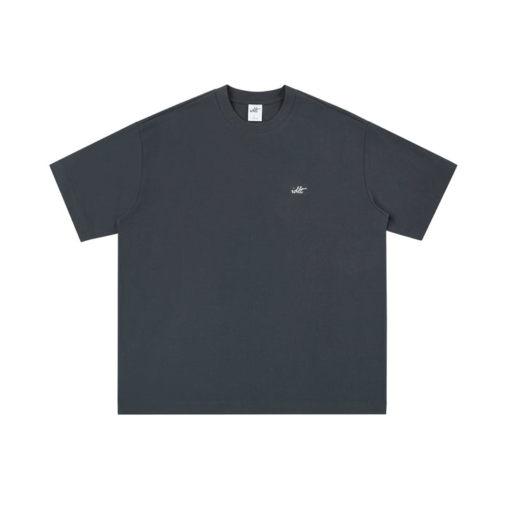 Heavyweight Cotton Drop-Shoulder Printed T-Shirt