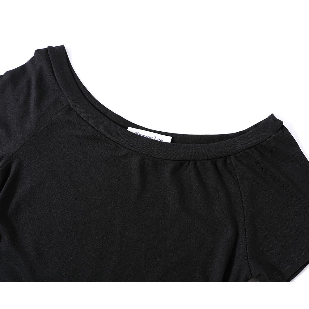 Conjunto de Top Irregular e Calças Largas 