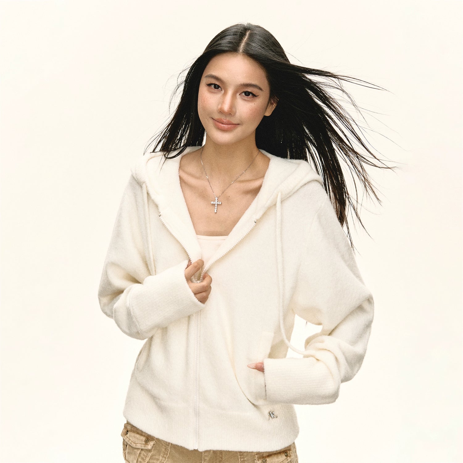 Zip Up Fleece Hoodie Sweatshirt