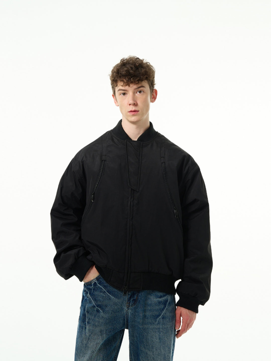 Retro Insulated Cotton Bomber Jacket