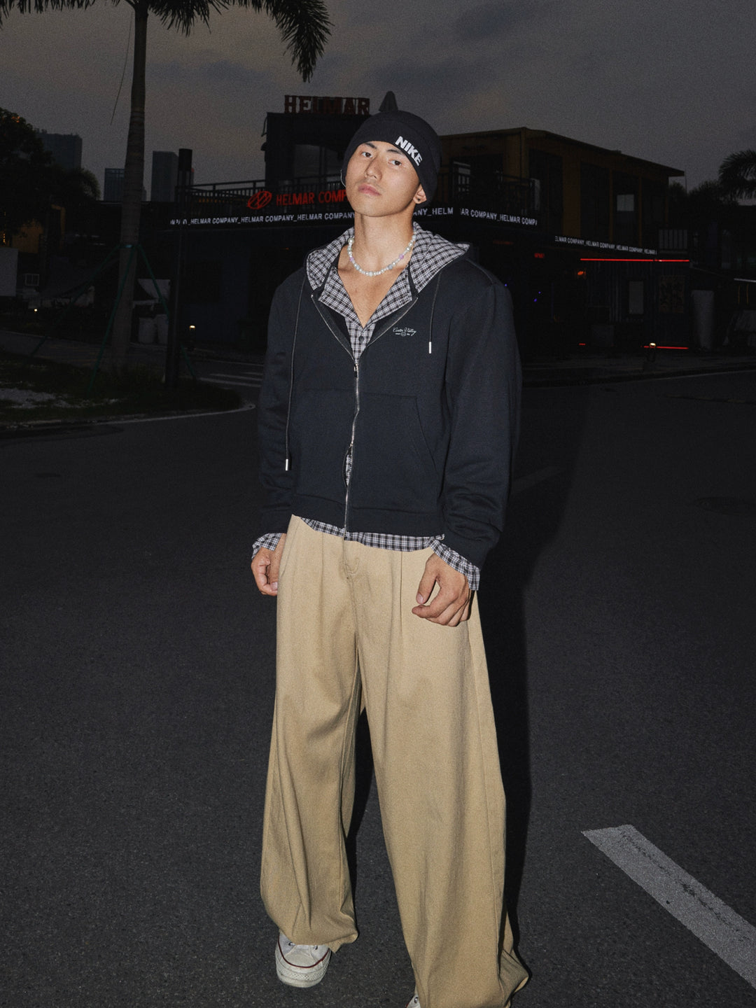 Pantalones Casual de Pierna Ancha Sueltos Retro 