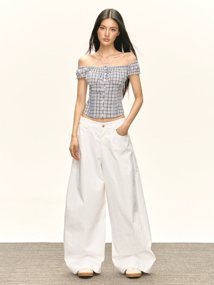 Pantalons décontractés larges et amples 