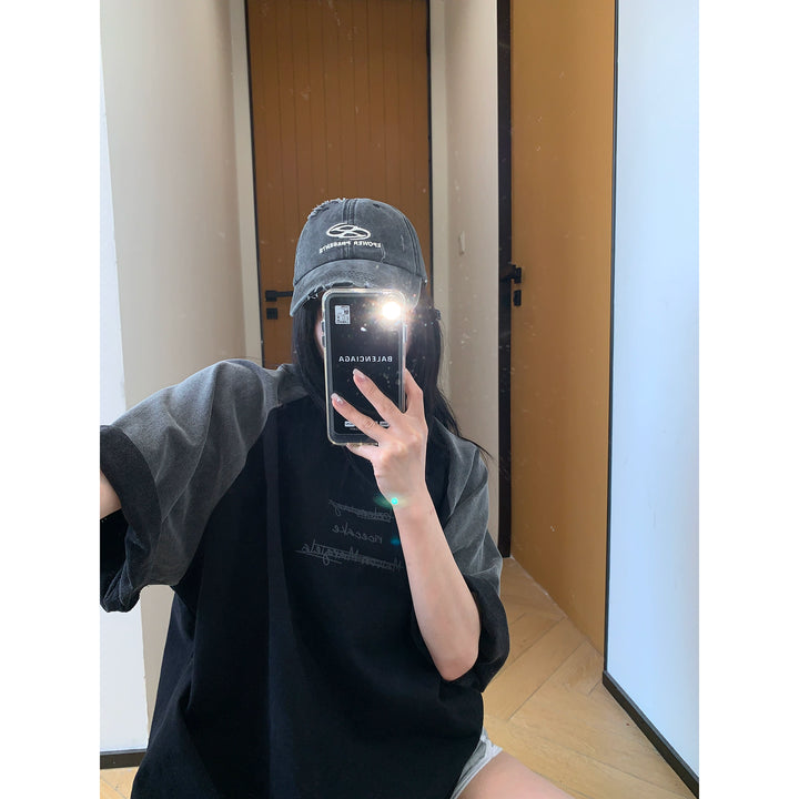 Turtleneck à manches raglan rétro, coupe ample 
