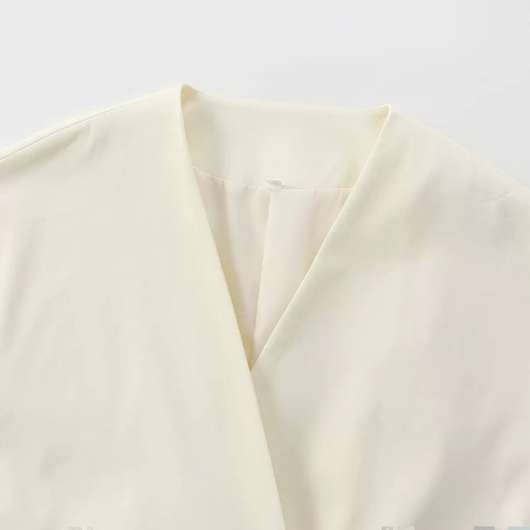 Blended Double-Breasted Vest and Pants