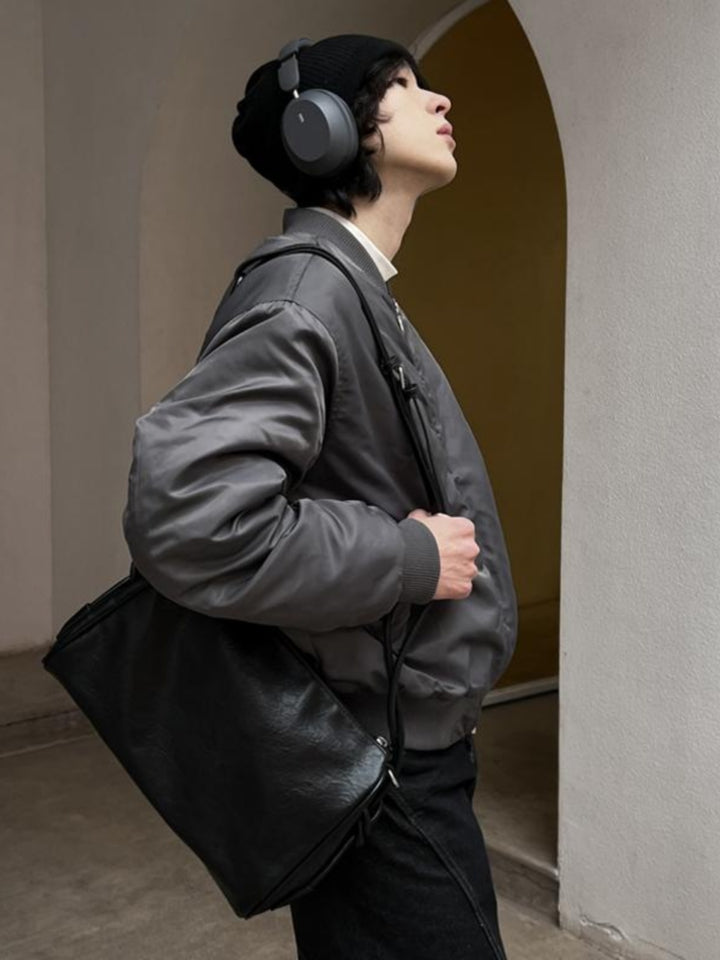 Soft Leather Messenger Bag
